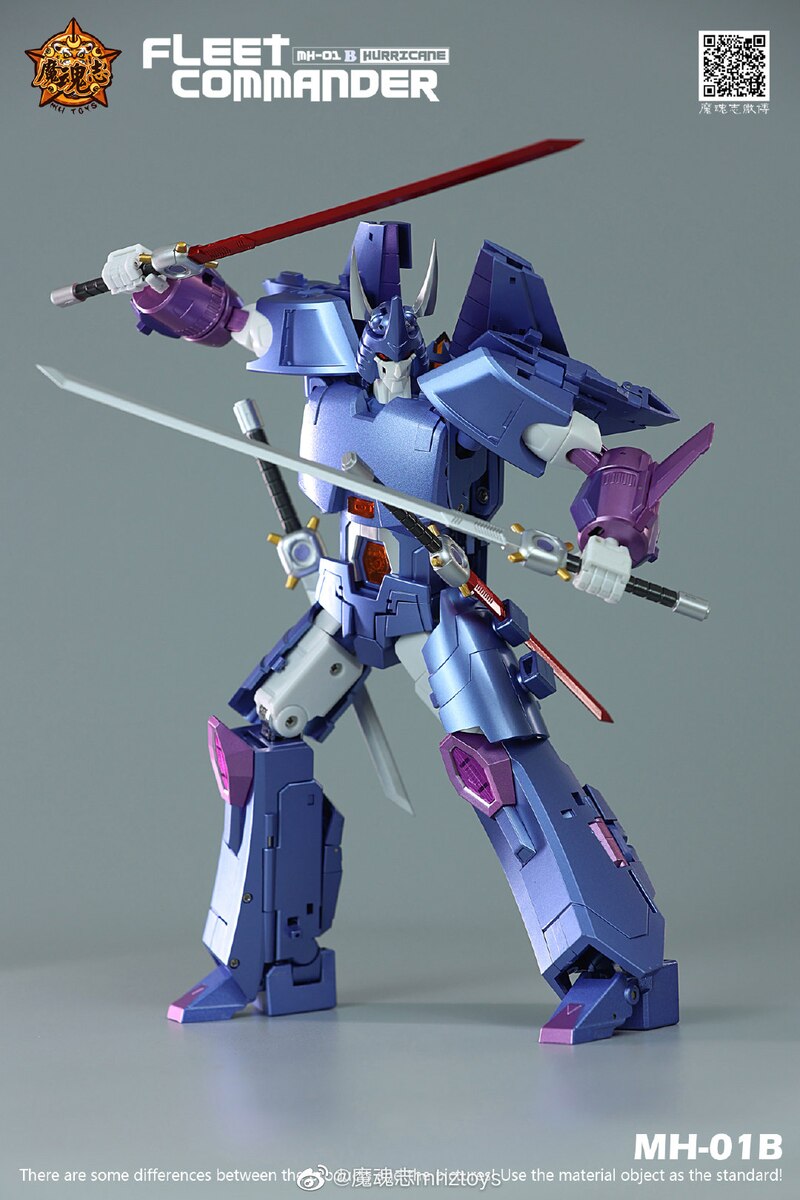 MH Toys MH-01B Hurricane Demon Spirit Blue (Cyclonus) Images